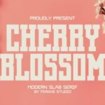 Cherry Blossom Font - Featured Image