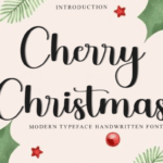 Cherry Christmas Font - Featured Image