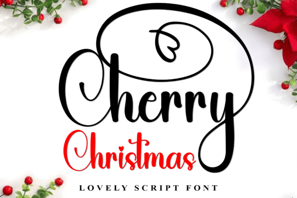 Cherry Christmas Font - Featured Image