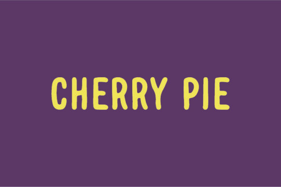 Cherry Pie Font - Featured Image