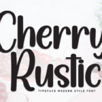 Cherry Rustic Font - Featured Image