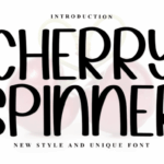 Cherry Spinner Font - Featured Image