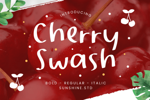 Cherry Swash Font - Featured Image