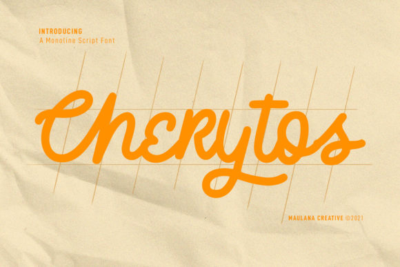 Cherytos Script Font - Featured Image