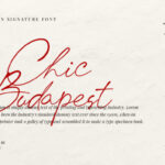 Chic Budapest Font - Featured Image