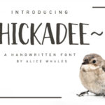 Chickadee Font - Featured Image