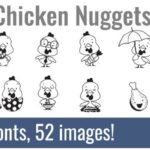 Chicken Dingbats Font - Featured Image