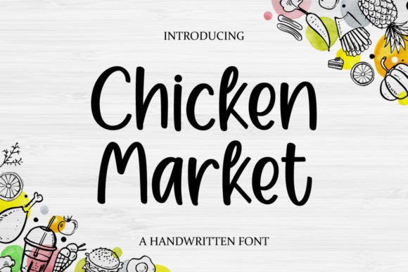 Chicken Market Font - Featured Image