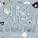 Chicksqueak Font - Featured Image