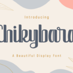 Chikybard Font - Featured Image