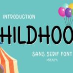 Childhood Font - Featured Image
