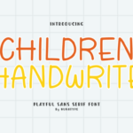 Children Handwrite Font - Featured Image