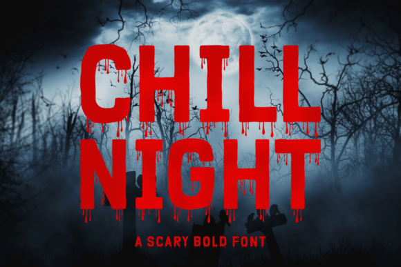 Chill Night Font - Featured Image