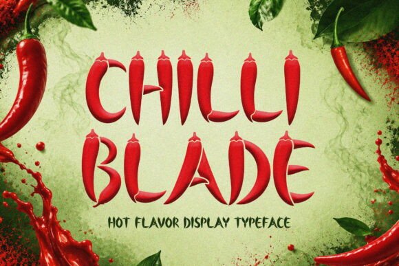 Chilli Blade Font - Featured Image