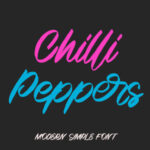 Chilli Peppers Font - Featured Image