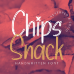Chips Snack Font - Featured Image