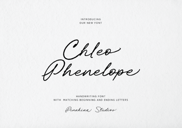 Chleo Phenelope Font - Featured Image