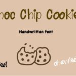 Choc Chip Cookies Font - Featured Image