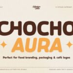 Chocho Aura Font - Featured Image