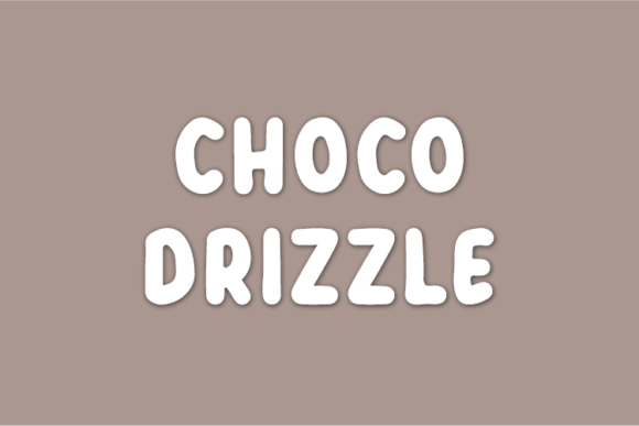 Choco Drizzle Font - Featured Image