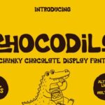 Chocodile Font - Featured Image