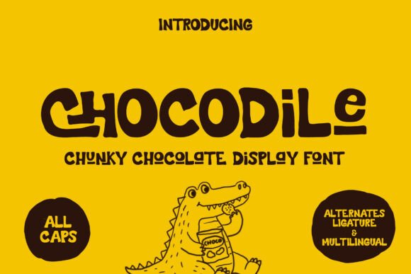 Chocodile Font - Featured Image