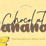 Chocolate Banana Font - Featured Image