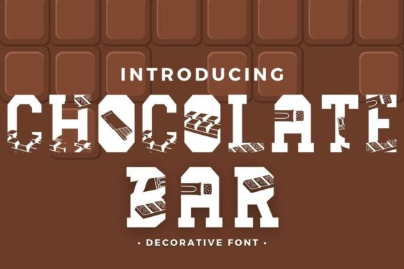 Chocolate Bar Font - Featured Image