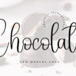 Chocolate Font - Featured Image