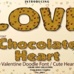Chocolate Heart Font - Featured Image