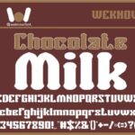 Chocolate Milk Font - Featured Image