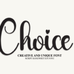 Choice Font - Featured Image