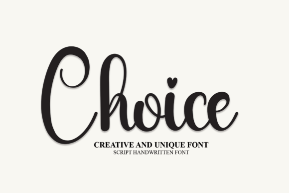 Choice Font - Featured Image