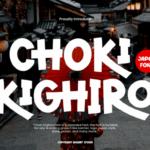 Choki Kighiro Font - Featured Image