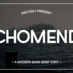 Chomend Font - Featured Image