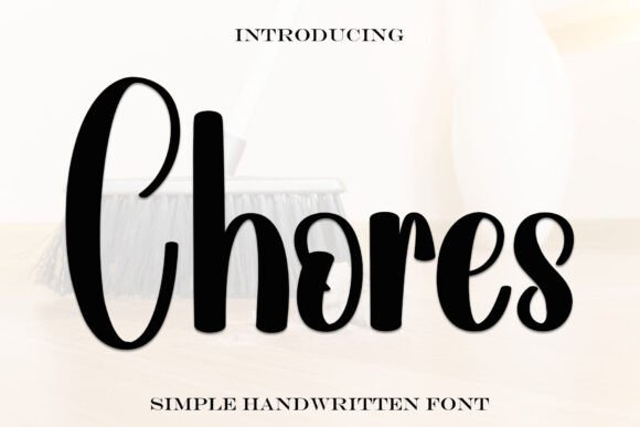 Chores Font - Featured Image