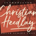 Christian Heedlay Font - Featured Image