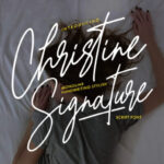 Christine Signature Font - Featured Image