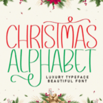 Christmas Alphabet Font - Featured Image