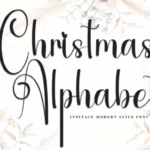 Christmas Alphabet Font - Featured Image