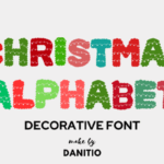 Christmas Alphabet Font - Featured Image