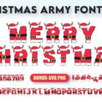 Christmas Army Font - Featured Image