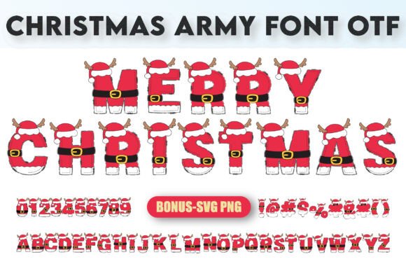 Christmas Army Font - Featured Image