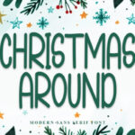 Christmas Around Font - Featured Image
