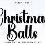 Christmas Balls Font - Featured Image