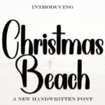 Christmas Beach Font - Featured Image