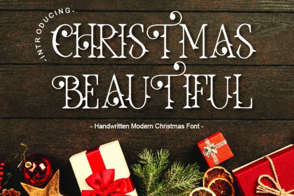 Christmas Beautiful Font - Featured Image