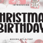 Christmas Birthday Font - Featured Image