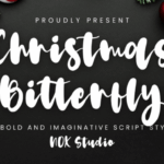Christmas Bitterfly Font - Featured Image
