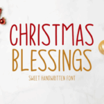 Christmas Blessings Font - Featured Image